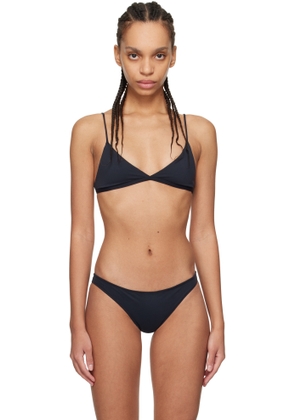 Tropic of C Black Ischia Bikini Top