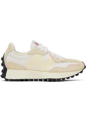 New Balance Beige & Off-White 327 Sneakers