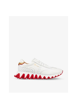 Mens Christian Louboutin Loubishark Calf-Leather Trainers