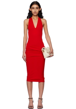 JACQUEMUS Red 'La Robe Pasadena' Midi Dress