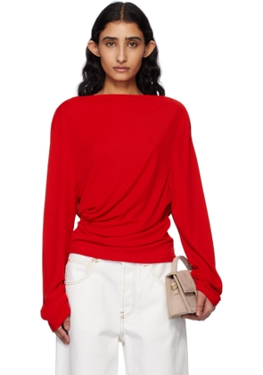 JACQUEMUS Red La Croisière 'The Croisière' Blouse