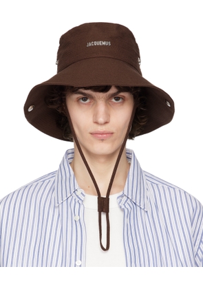 JACQUEMUS Brown 'The de-Nîmes' Bucket Hat