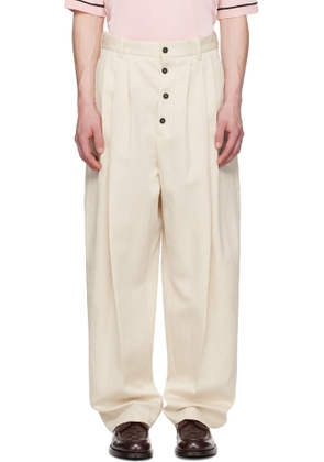 JACQUEMUS Beige 'The Fernando' Trousers