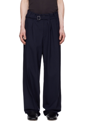 JACQUEMUS Navy La Croisière 'The Canevas' Trousers
