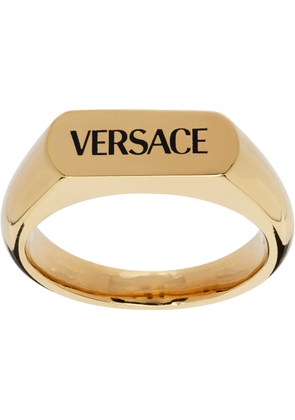 Versace 'Versace' Logo Ring