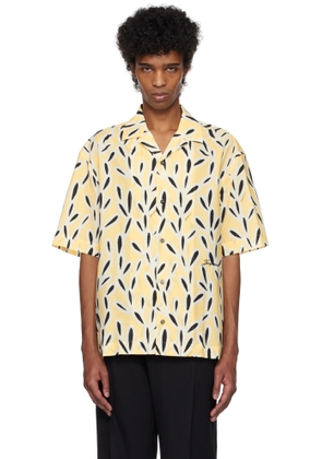 JACQUEMUS Yellow & Black 'The Jean' Shirt