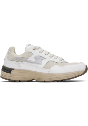 Stepney Workers Club White & Beige Amiel S-Strike Sneakers