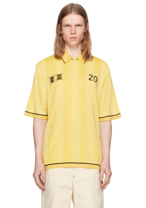 JACQUEMUS Yellow La Croisière 'The Liga' Polo