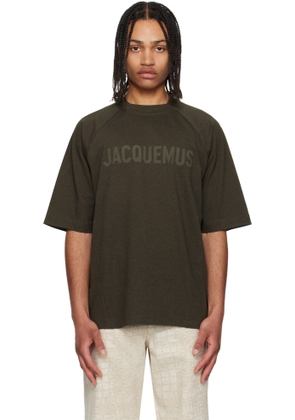 JACQUEMUS Khaki La Croisière 'The Typo' T-shirt