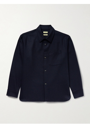 De Bonne Facture - Wool-Twill Overshirt - Men - Blue - S