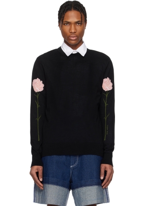 Simone Rocha Black Carnation Sweater