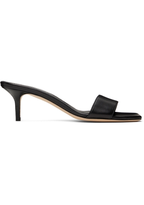Aeyde Black Ilvy Leather Mules