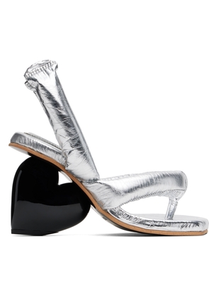 YUME YUME Silver Love Heeled Sandals