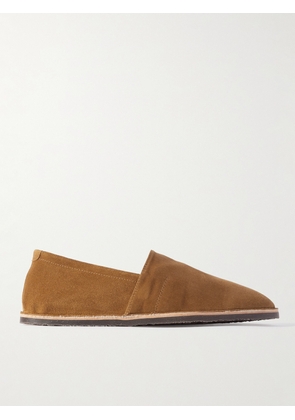 Brunello Cucinelli - Suede Slippers - Men - Brown - EU 41