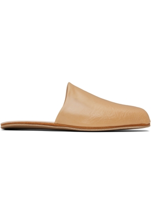 OUR LEGACY Beige Cigarr Slippers