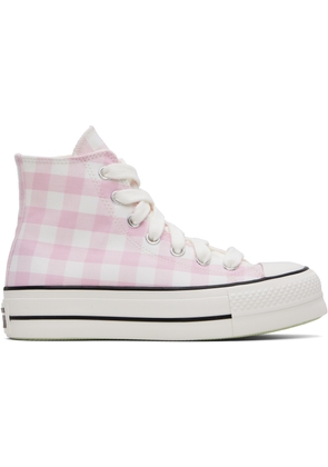Converse Pink & White Chuck Taylor All Star Gingham Sneakers
