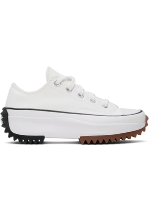 Converse Off-White Run Star Hike Canvas Platform Sneakers