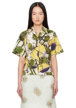 Wales Bonner Mutlicolor Althea Pintuck Shirt