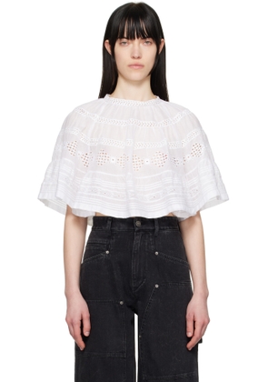 Isabel Marant Etoile White Dilama Blouse