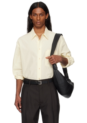 LEMAIRE Yellow Double Pocket Shirt