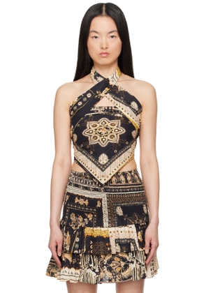 Isabel Marant Etoile Black & Yellow Feyza Camisole