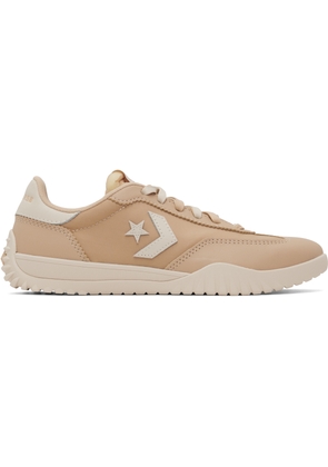 Converse Tan Run Star Nylon & Leather Sneakers