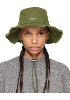 JACQUEMUS Khaki 'The Artichaut' Bucket Hat