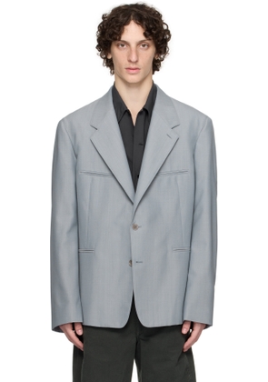 LEMAIRE Blue Tailored SB Blazer