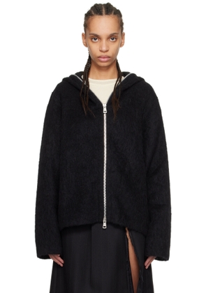 OUR LEGACY Black Full Zip Hoodie