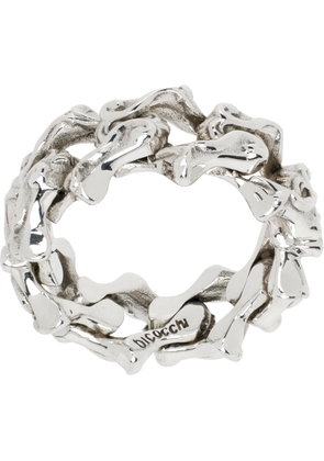Emanuele Bicocchi Silver Arabesque Chain Ring