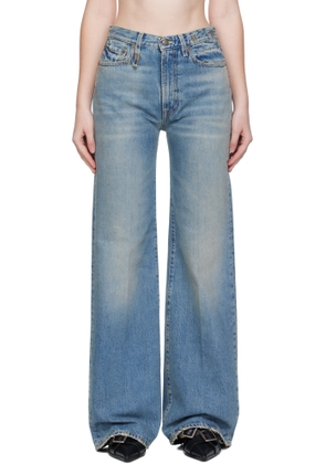 R13 Blue Flare Jeans