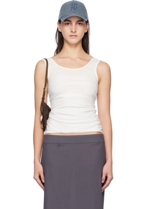 Paloma Wool White Vichyl Tank Top