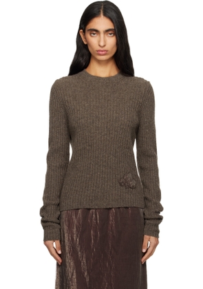 Cecilie Bahnsen Brown Blas Sweater