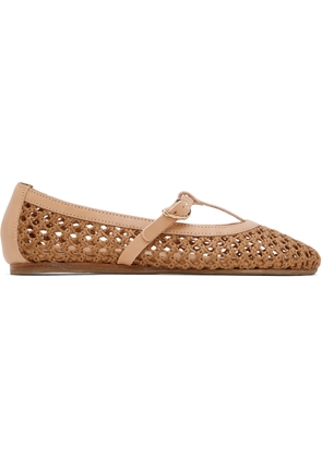Ancient Greek Sandals Brown Aerati Ballerina Flats