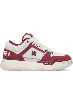 AMIRI White & Red MA Quad MA-1 Sneakers