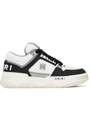 AMIRI White & Black MA Quad Debossed Nubuck MA-1 Sneakers