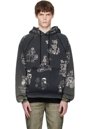 COÛT DE LA LIBERTÉ Black Thompson 'Smoking in the Boys Room' Hoodie