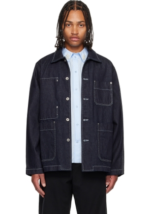 CASEY CASEY Navy Camille Denim Jacket