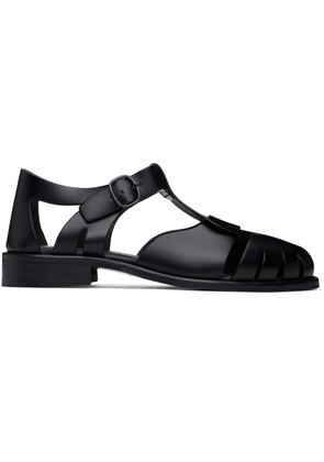 HEREU Black Pesca Sandals