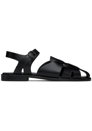 HEREU Black Pedra Sandals