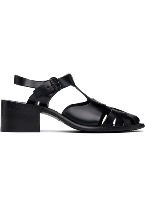 HEREU Black Pesca Heels