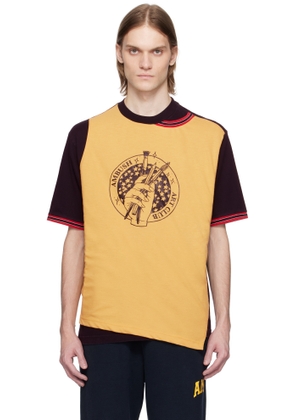 AMBUSH Black & Yellow Front Layered T-shirt