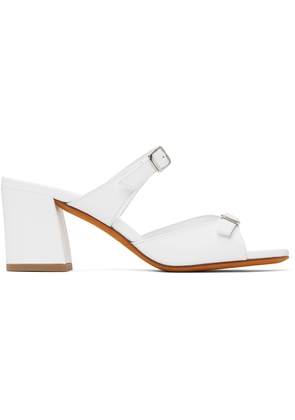 Maryam Nassir Zadeh White Una Heeled Sandals