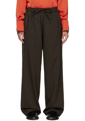 Cordera Brown Tailoring Relaxed Trousers