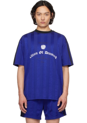 Han Kjobenhavn Blue Football Jersey T-shirt