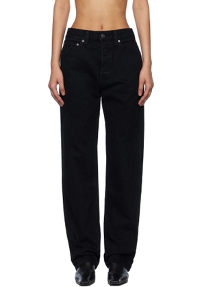 KHAITE Black Corben Jeans