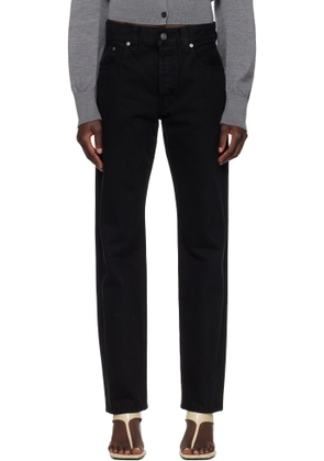 KHAITE Black Callum Jeans