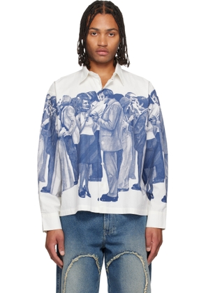 Carne Bollente White & Blue How I Met Your Father Shirt