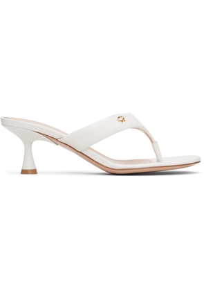 Gianvito Rossi White Ascent Thong 55 Heeled Sandals
