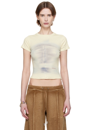Eckhaus Latta Off-White Lapped Baby T-shirt
